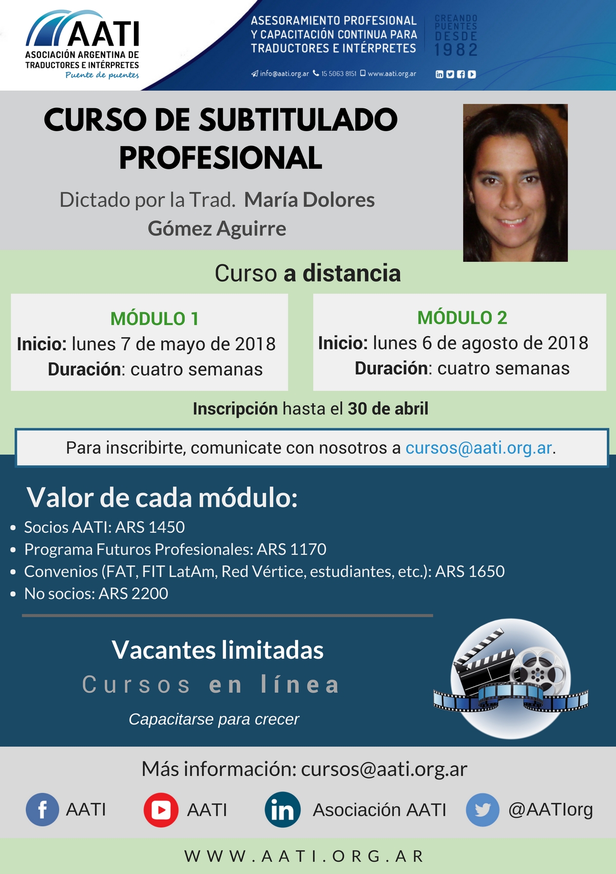 CERRADO: Curso de subtitulado profesional