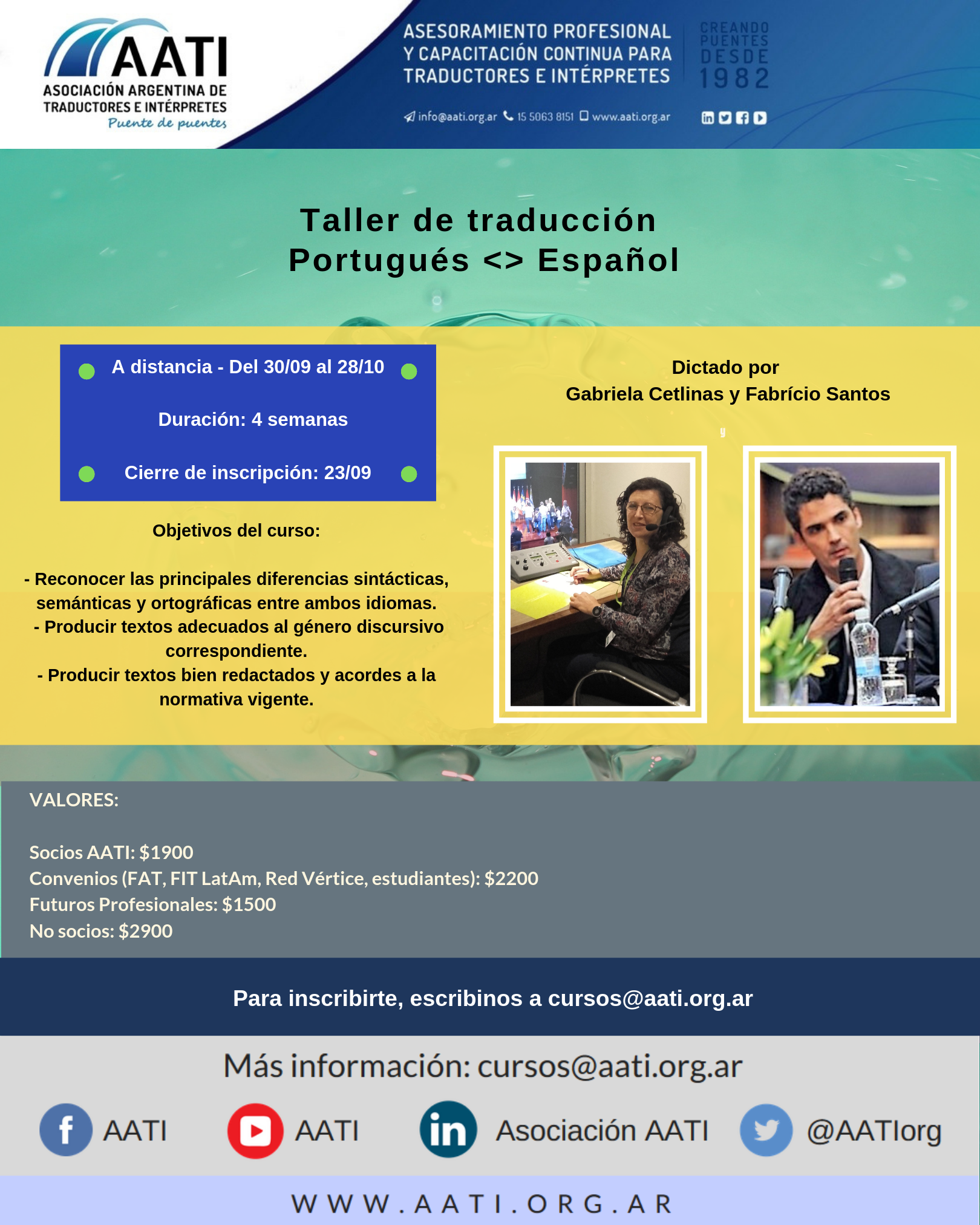 CERRADO: Traducción portugués - español