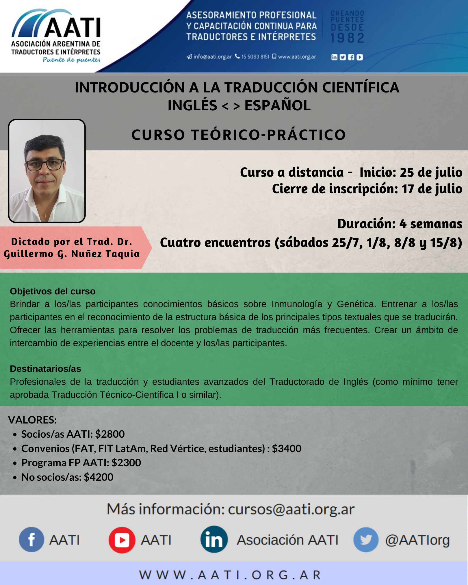 CERRADO: Introducción a la traducción científica INES