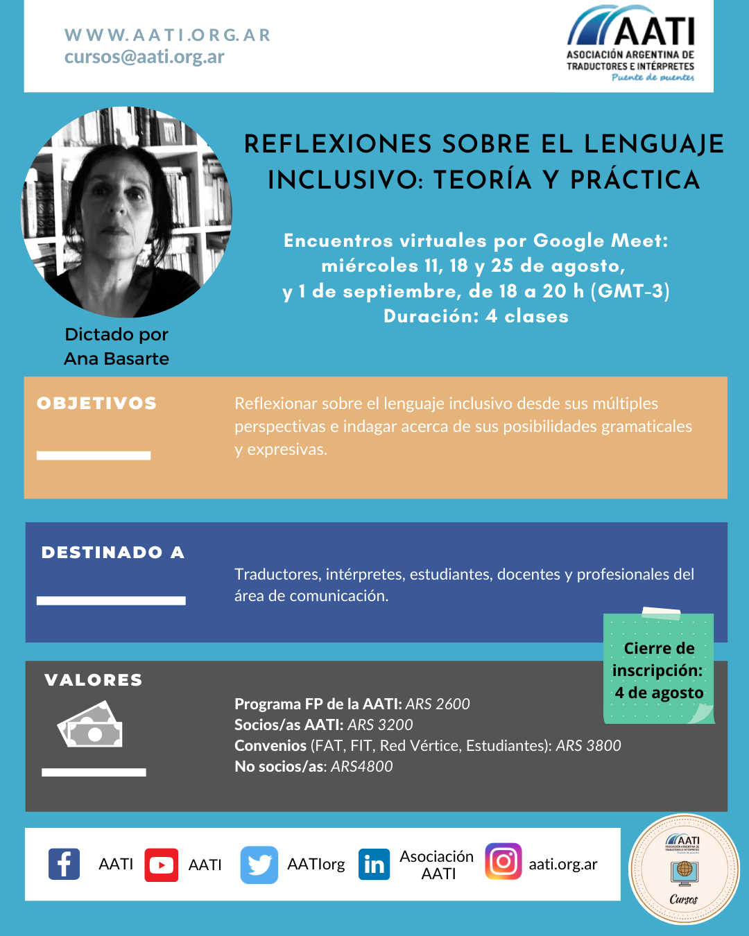 CERRADO: Reflexiones sobre el lenguaje inclusivo: teoría y práctica
