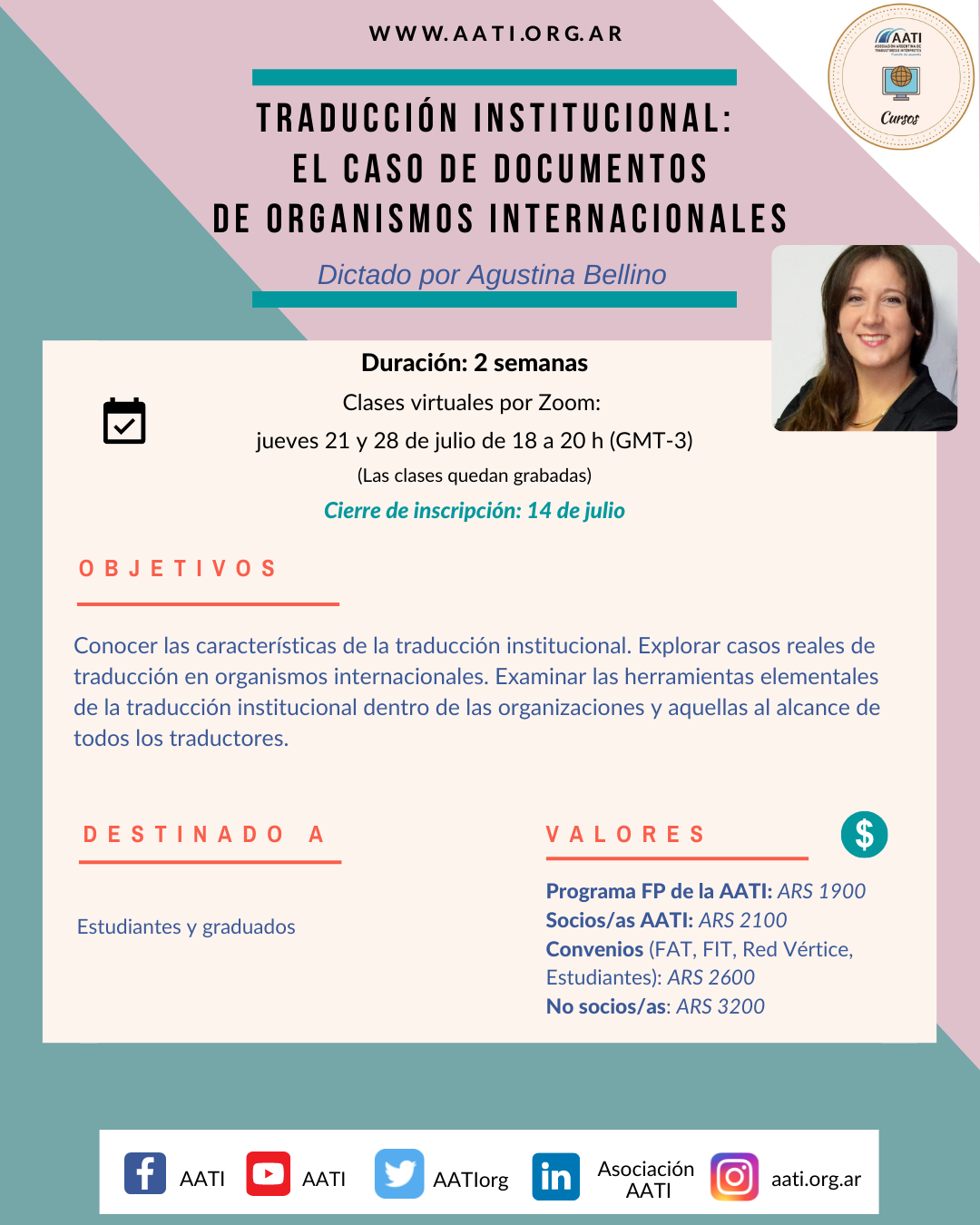 CERRADO: Traducción institucional: el caso de los documentos de organismos internacionales