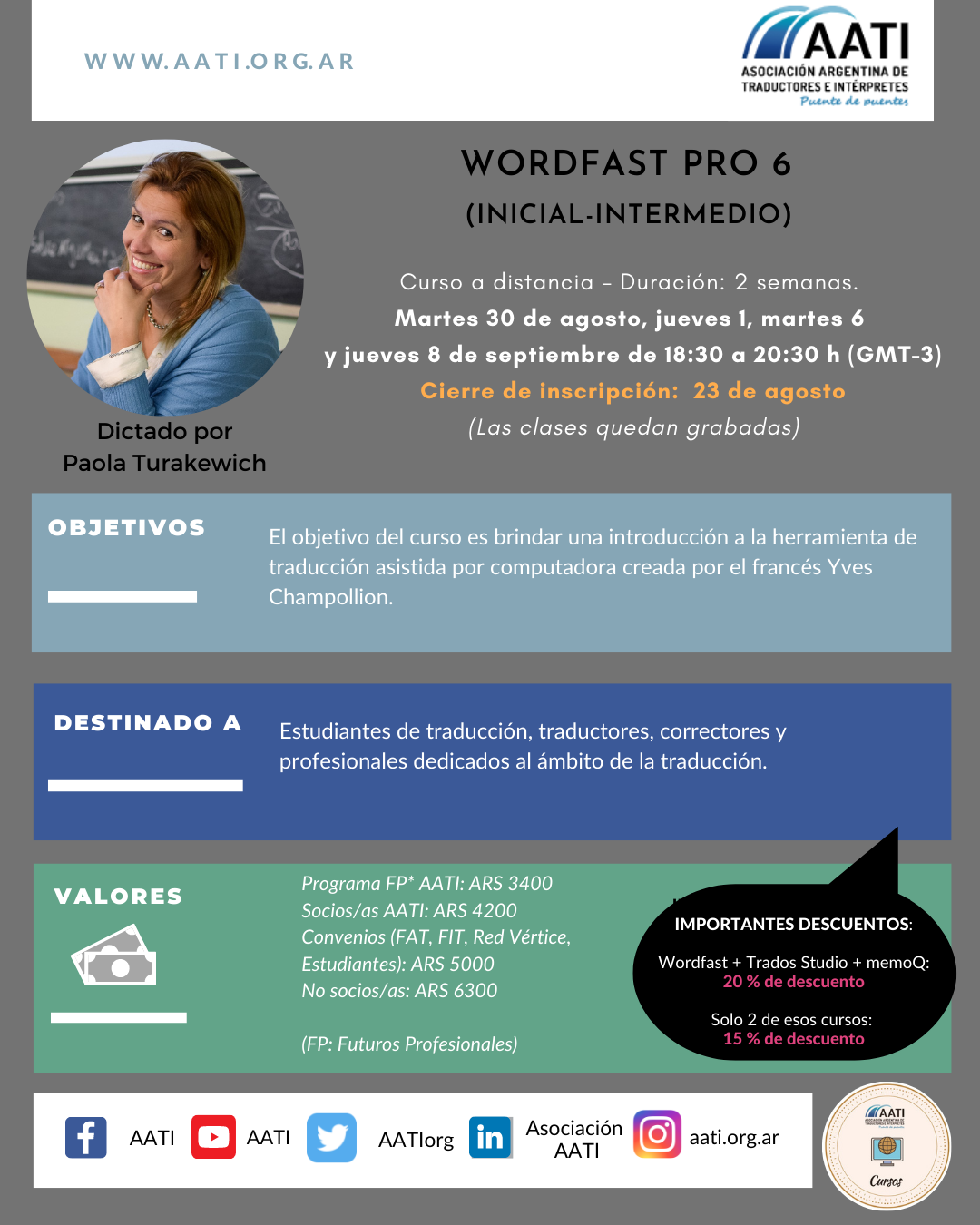 CERRADO: Wordfast Pro 6 (inicial-intermedio)