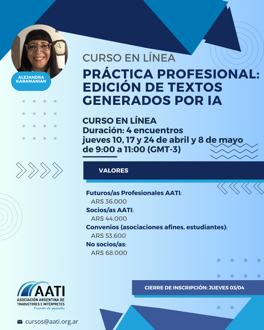 CERRADO: Práctica profesional: edición de textos generados por IA