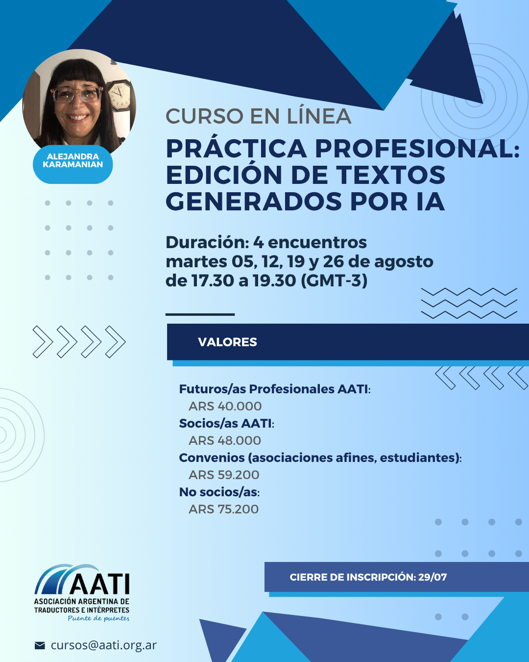 CERRADO: Práctica profesional. Edición de textos generados por IA