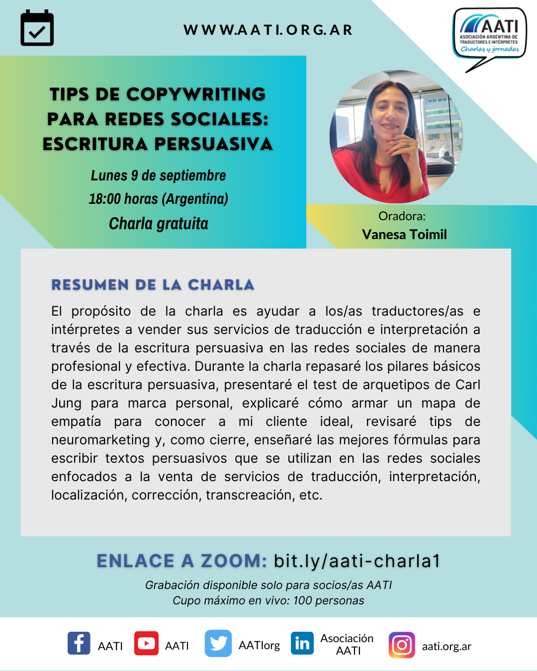 CERRADO: Tips de copywriting para redes sociales: escritura persuasiva