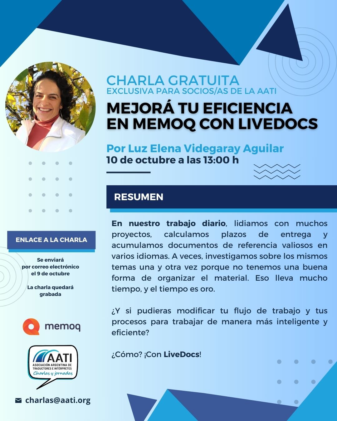 CERRADO: Mejorá tu eficiencia en memoQ con LiveDocs