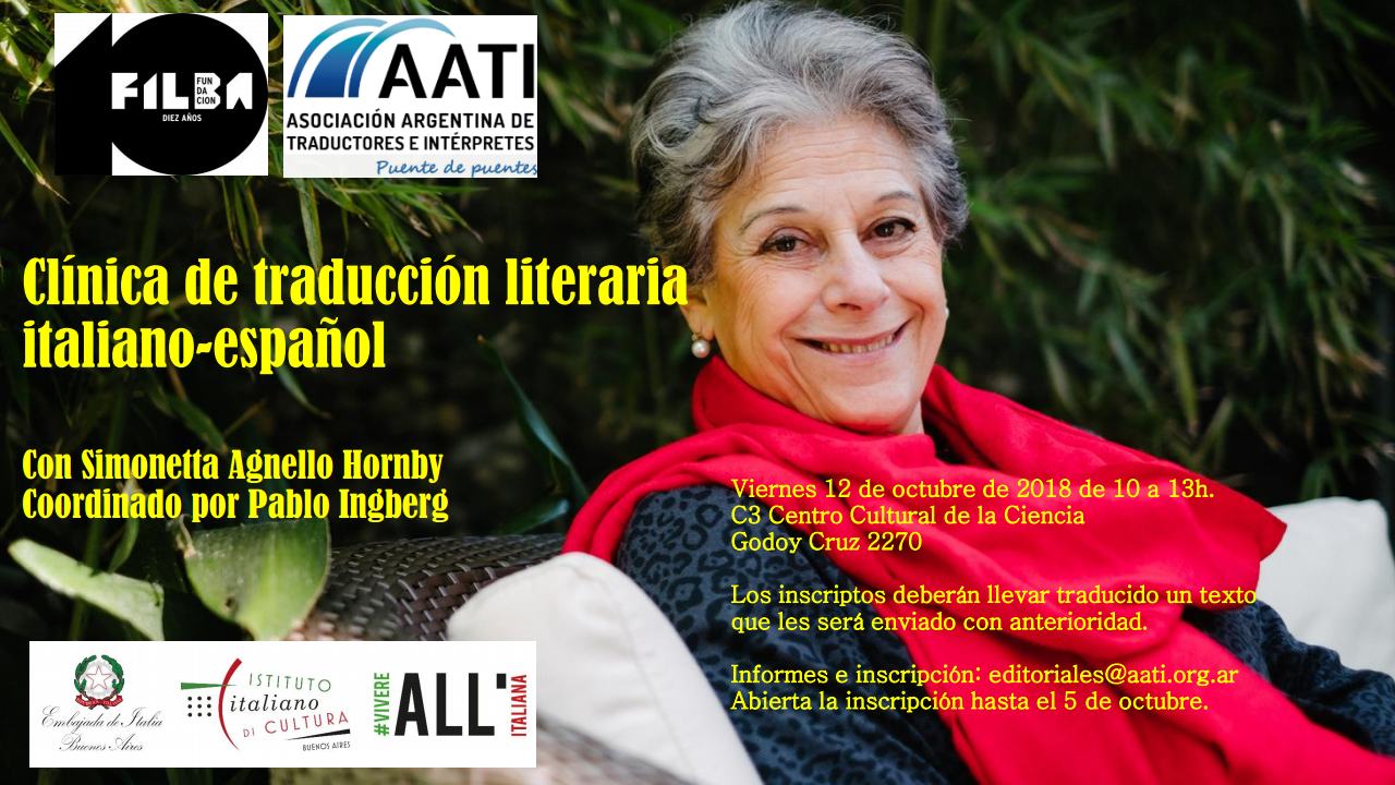 CERRADO: Clínica de traducción literaria italiano-español