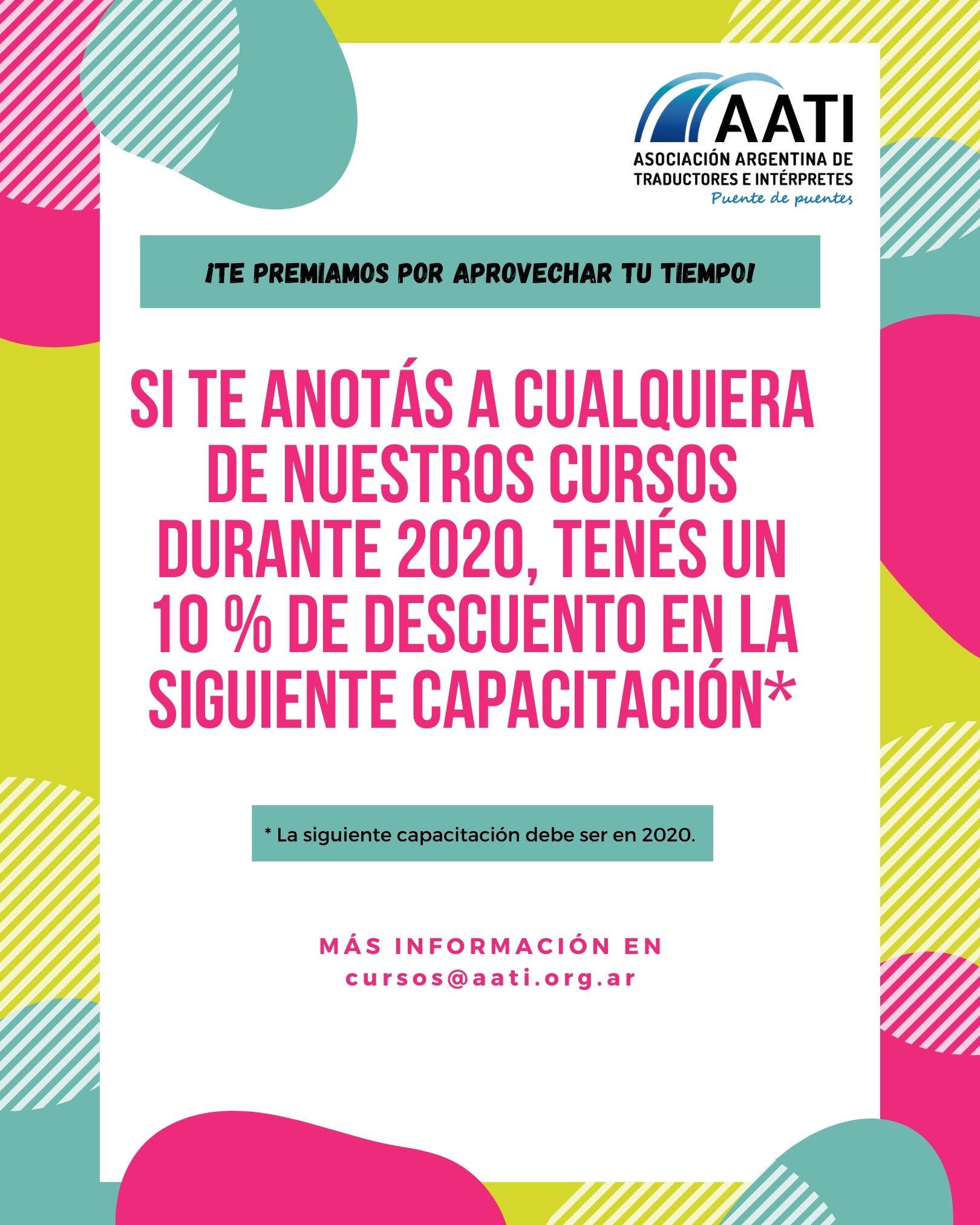 Descuento en capacitaciones 2020