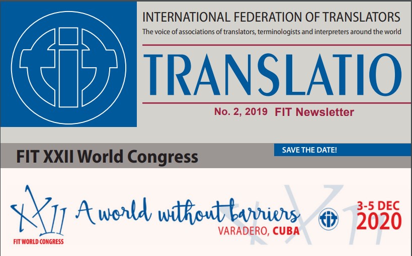 Translatio, el boletín de la FIT