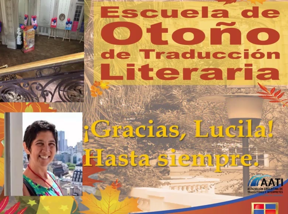 Lucila Cordone y la Escuela de Otoño de Traducción Literaria