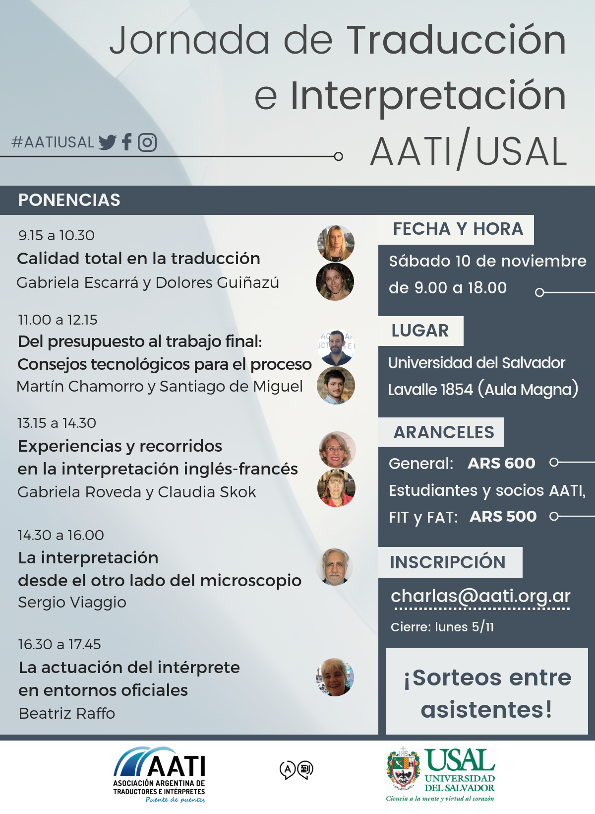 CERRADO: Jornada de Traducción e Interpretación AATI/USAL