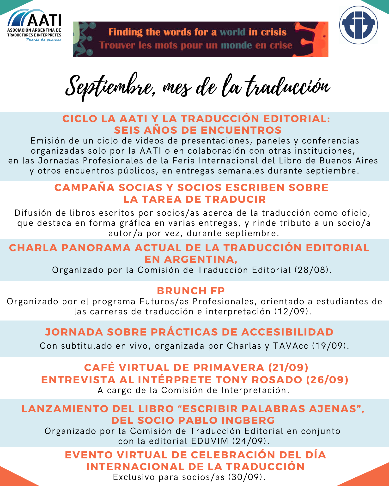 Día Internacional de la Traducción (DIT) 2020