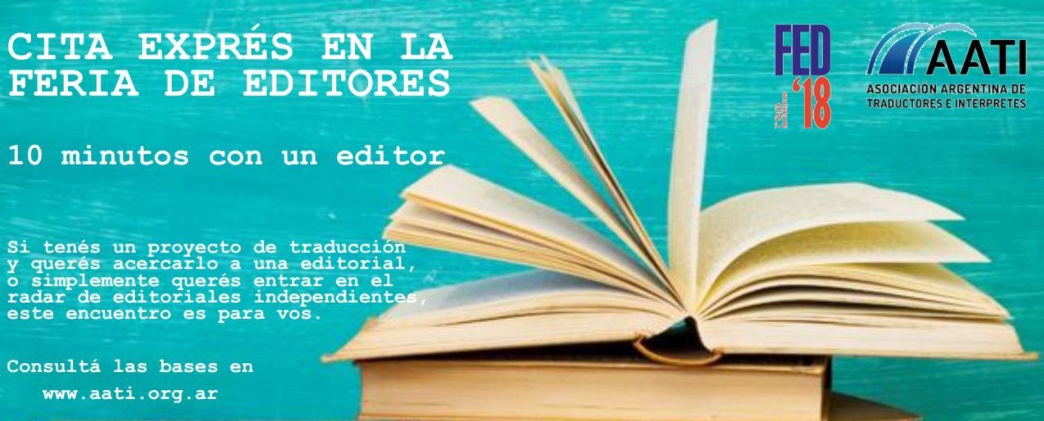 Cita exprés en la Feria de Editores